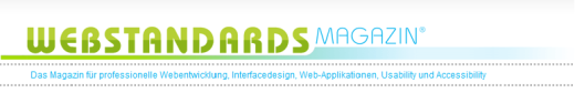 Webstandards-magazin in 