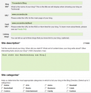 Technorati-abb-5-293x300 in Technorati Tutorial - Blog Anmeldung